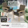 TecTake 404807, Polyester, Guma, Hnědá Náhled obrázku produktu 4