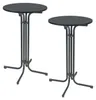 2x Stehtisch klappbar Ø 70 cm Höhe 110 cm Stahl Gastrotisch Produktbild-Vorschau 1