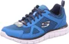 A single blue Skechers sneaker is shown from the side against a white background. Anteprima dell’immagine prodotto