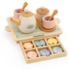 Mamabrum Houten Thee Servies voor Kinderen, 18-delig – Productafbeelding-voorbeeld 9