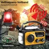 Noodradio met 16000mAh zonne-energie en handkruk - Productafbeelding-voorbeeld 3