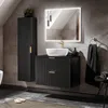 Waschtischunterschrank 80cm ADELAIDE-56-BLACK, matt schwarz Produktbild-Vorschau 9