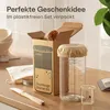 Praknu Sauerteig Starter Set aus Glas (1000 ml) Produktbild-Vorschau 5