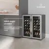 Chladnička na víno Klarstein Vinamour 2 zóny - 36 lahví, Náhled obrázku produktu 3