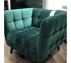Fotel do salonu CASTELLO VELVET 1 zielony Podgląd zdjęcia produktu 6
