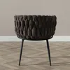 Bronx71 Esszimmerstuhl River Chenille braun Produktbild-Vorschau 10