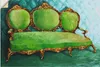 ARTland Wandbild, selbstklebend Sofa grün Größe: 60x40 cm Produktbild-Vorschau 1
