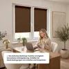 Estika Rollo ohne Bohren - 45 x 150 cm - Bronze - Klemmfix Produktbild-Vorschau 4
