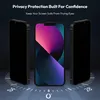1-Pack iPhone 13 Displayschutzfolie Privacy - Gehärtetes Produktbild-Vorschau 2