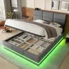 okwish Čalúnená posteľ 160x200 s nastaviteľnou opierkou, Náhľad obrázku produktu 2