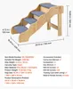 VEVOR Honden trap, 740x430x500 mm, 4 treden, inklapbare Productafbeelding-voorbeeld 7