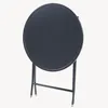 Klapptisch ‘Sande’ rund Stahl 71 x Ø62 cm Schwarz Produktbild-Vorschau 8
