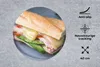 MuchoWow® Mauspad Mousepad Reichhaltig gefülltes Toastbrot Produktbild-Vorschau 2