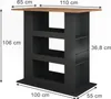 Barový stôl Vicco Repose Goldkraft dub/antracit 110 x 65 Náhľad obrázku produktu 2