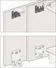 HAWA Combino 35 H FS Beschlägegarnitur 1200 x 2200, 2 türig Produktbild-Vorschau 1