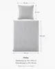 Musselin Bettwäsche - 80x80 135x200 cm - 100% Baumwolle - Produktbild-Vorschau 7