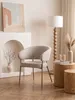 Židle HowHomely Elara - elegance a pohodlí, cappuccino Náhled obrázku produktu 6