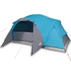 vidaXL Tenda familiare con ventilazione 8 persone Blu Anteprima dell’immagine prodotto 1