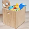 Aufbewahrungskorb Bambus 4er Set faltbar quadratisch Produktbild-Vorschau 3