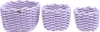 TOM TAILOR Corbeilles de rangement tressées Lot de 3 Lilas Voir les images du produit 1