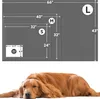 Plüschdecke für hunde und katzen, pfotenmotiv, Produktbild-Vorschau 2