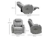 HOMCOM Massagesessel Ruhesessel Relaxsessel mit Produktbild-Vorschau 2