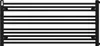 A black radiator with horizontal bars against a white background. Produktbild-Vorschau