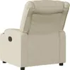 Poltrona relax elettrica in Pelle finta crema Anteprima dell’immagine prodotto 4