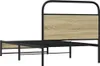 Bettgestell ohne Matratze 100x200 cm Sonoma-Eiche Produktbild-Vorschau 7