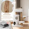 COSTWAY Tiragraffi in legno, altezza 93 cm, tiragraffi con Anteprima dell’immagine prodotto 7