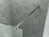 A close-up view of a shower enclosure support bracket mounted on a tiled wall. Produktbild-Vorschau