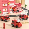 Feuerwehrautos Kleinkinderspielzeug für Alter 1-5, 5-in-1 Produktbild-Vorschau 11