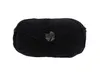 A ball of black yarn on a white background. Produktbild-Vorschau