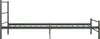 vidaXL Postelový rošt Grey Metal 100 × 200 cm Náhled obrázku produktu 3