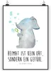 Mr. & Mrs. Panda Bild Elefant Seifenblasen DIN A5 - Weiß - Produktbild-Vorschau 1