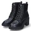 Tom Tailor Schnürstiefeletten  Damen Kunstleder Schwarz Produktbild-Vorschau 5
