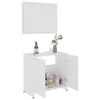 vidaXL Set di mobili da bagno a 3 pezzi in legno bianco Anteprima dell’immagine prodotto 13
