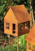 Edelrost Lichterhaus 2er Set Windlicht Gartendeko rostige Produktbild-Vorschau 6