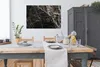 MuchoWow® Poster Steine - Marmor - Schwarz - Weiß 120x90 cm Produktbild-Vorschau 3