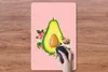 MuchoWow® Mauspad Mousepad Blumen - Avocado - Stilleben Produktbild-Vorschau 3