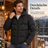 ASKSA Winterjacke Herren Steppjacke mit Kapuze Warme Stepp Produktbild-Vorschau 3
