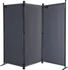 Paravent 3 Teilig 170 x 165 cm Grau - Garten & Balkon Produktbild-Vorschau 1