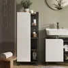 Mobiletto midi Vicco Karen Antracite/bianco 50 x 128 cm con Anteprima dell’immagine prodotto 3