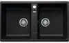Blanco Zia 9 - Évier en silgranite, 860x500 mm, noir 526029 Voir les images du produit 1