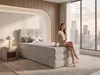 AX LIVING Boxspringbett 120x200 cm Defne Beige - Produktbild-Vorschau 1
