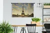 MuchoWow® Wandteppich Wandbehang Der Eiffelturm mit einem Produktbild-Vorschau 2