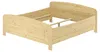 Seniorenbett extra hoch 180x200 Doppelbett Holzbett Produktbild-Vorschau 3