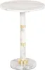 Odkládací stolek Home ESPRIT White Gold 41 X 41 X 58 CM Náhled obrázku produktu 1