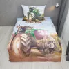 Sada povlečení Tractor 140x200 cm + 70x90 cm Green Yellow Náhled obrázku produktu 10