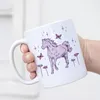 Pferd Tasse Weiß Pferde Hengst Stute Hobbie Pferdeflüsterer Produktbild-Vorschau 4